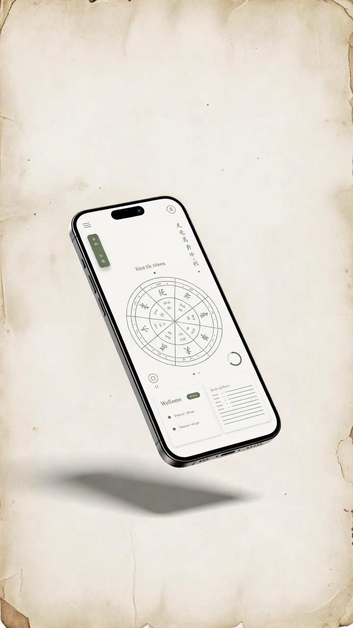 SeasonWise app—solar-term wheel interface